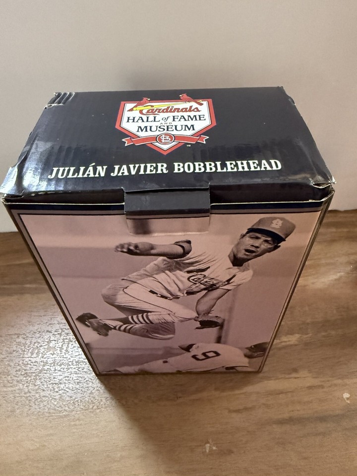 St Louis Cardinals Hall Of Fame And Museum Julian Javier Bobblehead W