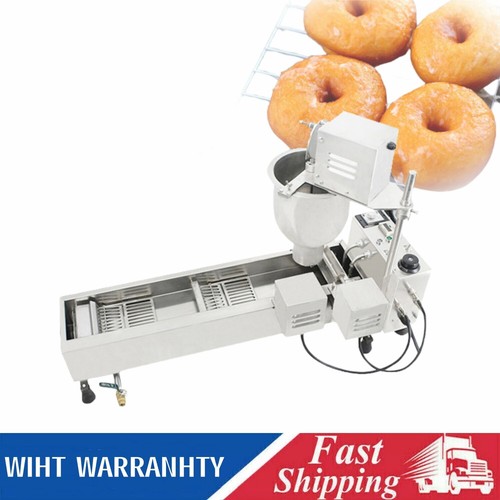110V Donut Maker Automatic Doughnut Making Machine 400-720pcs/H 3 Set Molds - Picture 1 of 6