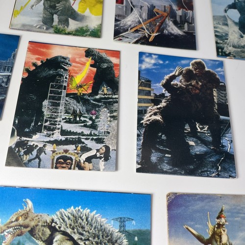 1970’s vintage Trading cards Godzilla King of the monsters cards 10 set No,01 - Picture 6 of 13