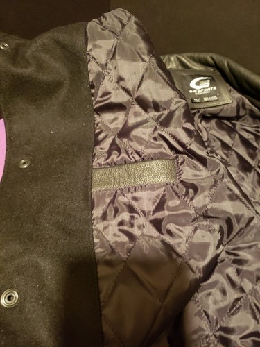 White Sox Mantel World Series Jacke Leder Wolle XXL Chicago Schwarz Bomber 2005 - Bild 11 von 17