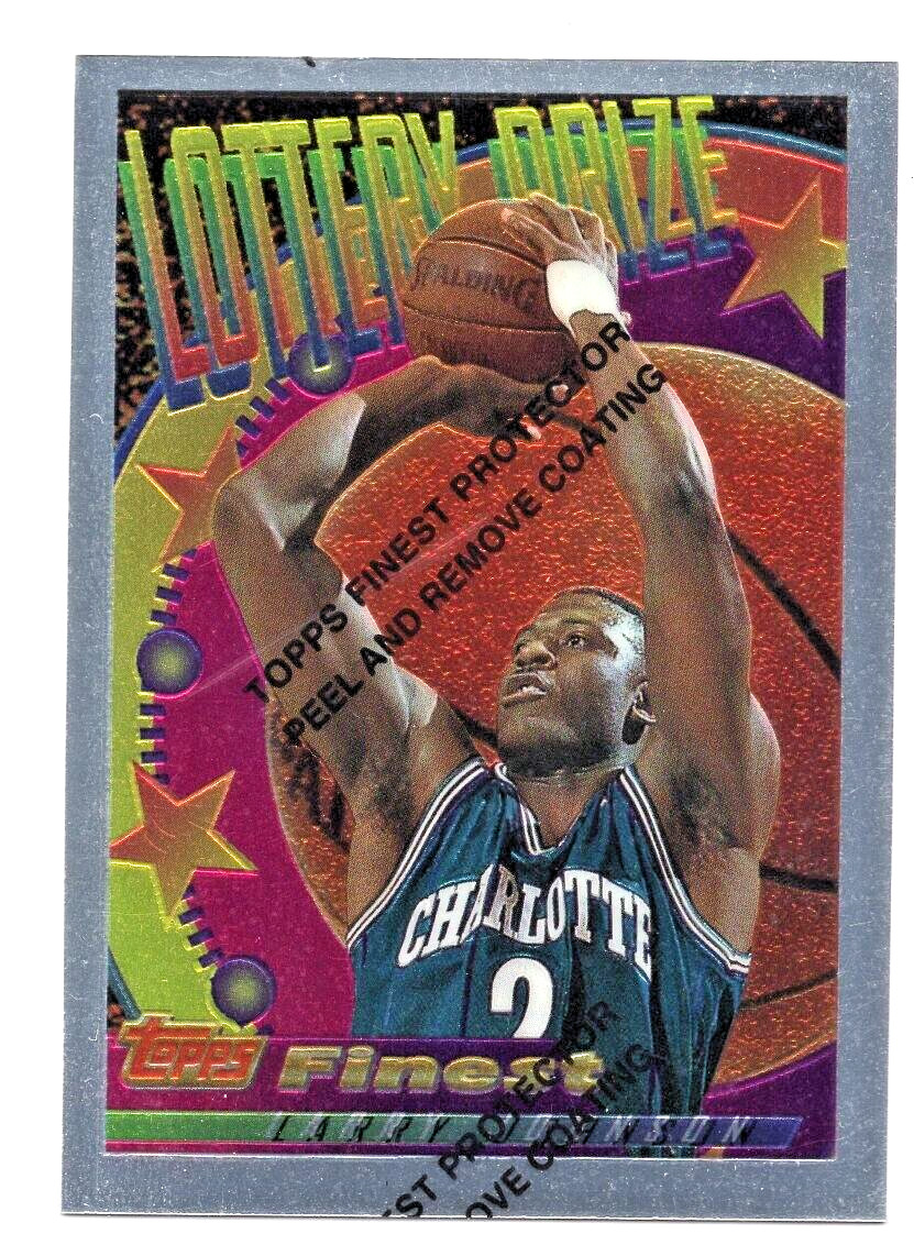 Larry Johnson 1994-95 Topps Finest Lottery Prize #LP 11 Hornets Basketball Card