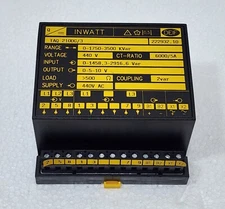 DEIF TAQ-210DG/3 INWATT VAR TRANSDUCER 0-3000VAR 0-10V 222932.10 440VAC