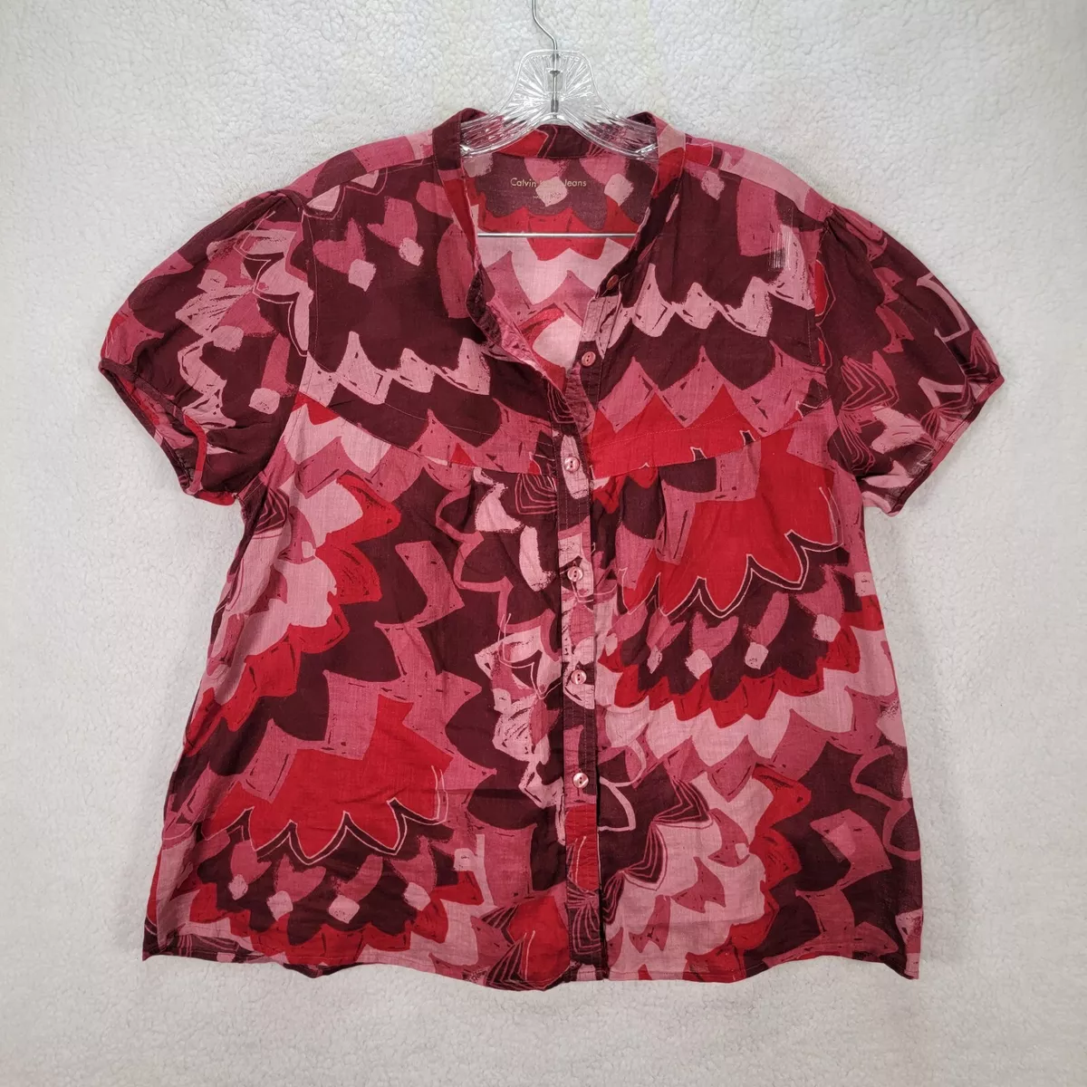 Calvin klein 2025 floral blouse