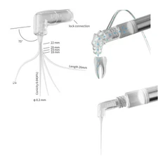 Dental Endodontic Endo Irrigation Needle Tip Disposable Root Canal Syringe Tips