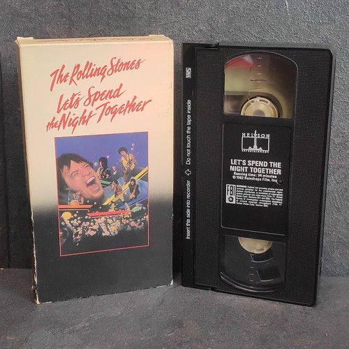 The Rolling Stones Lets Spend The Night Together VHS 1983 Vintage 80s
