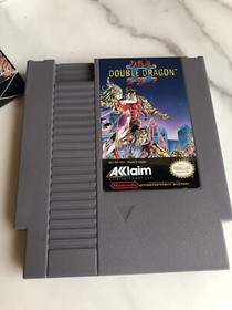 Double Dragon 2: The Revenge Nintendo NES completo CIB testato autentico!