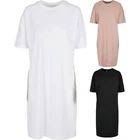 Ladies Women Organic Cotton Oversizes Slit T Shirt Dress