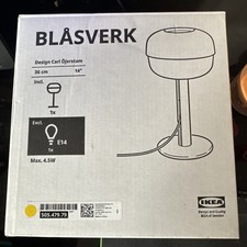 IKEA BLASVERK Table Lamp, Yellow , 36 cm, 14" BLÅSVERK Brand NEW 605.479.74