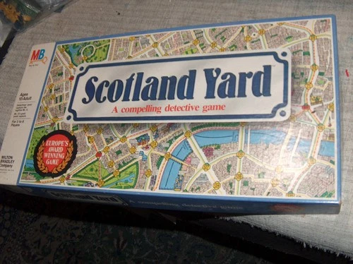 Vintage 1985 Milton Bradley Scotland Yard Board Game Complete