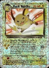 DARK RAICHU LEGENDARY COLLECTION 7/110 RARE REVERSE HOLO POKEMON DMG