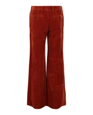 Gucci Mens Velvet Flared-Leg Pants - Image 2 of 3