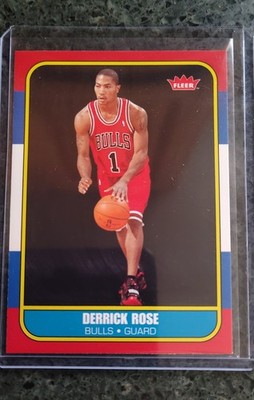 2008-09 Fleer - 1986-87 Retro Rookies Derrick Rose #86R-163 (RC)