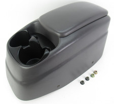 Ford F-150 Center Floor Console Arm Rest Cup Holder Storage Dark Gray 1997-2003