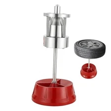 Portable Bubble Wheel Balancer, Heavy Duty Wheel Balancer with Bubble Level, 