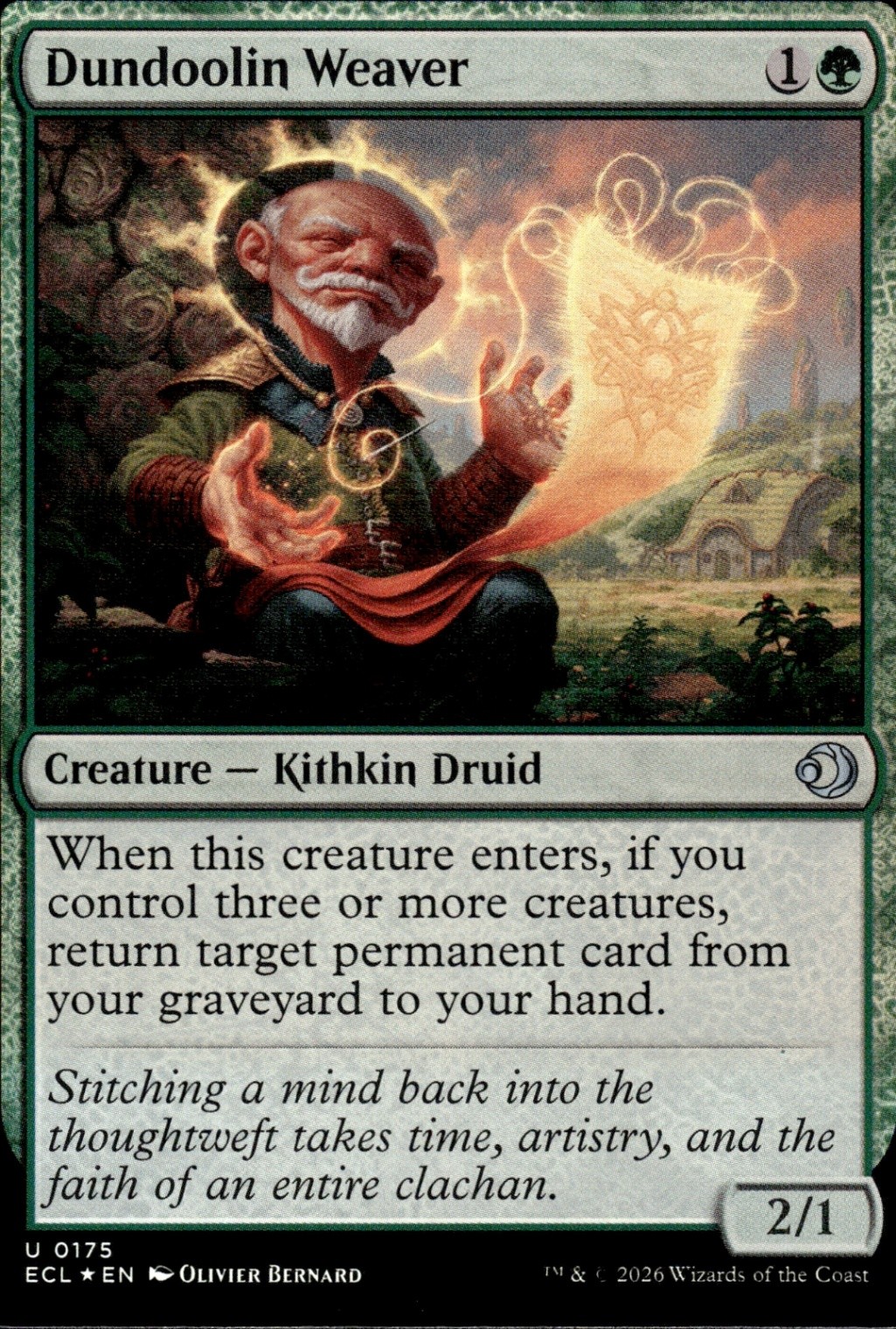 Dundoolin Weaver | 175 | MTG | Lorwyn Eclipsed | Foil | 50% Off 2nd Item