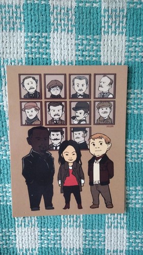 VINTAGE COMIC STYLE POST CARD SHERLOCK SEATTLE CONVENTION - Picture 8 of 11