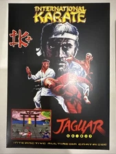 International Karate Plus (IK+) Atari Jaguar Cartridge Extremely Rare Complete