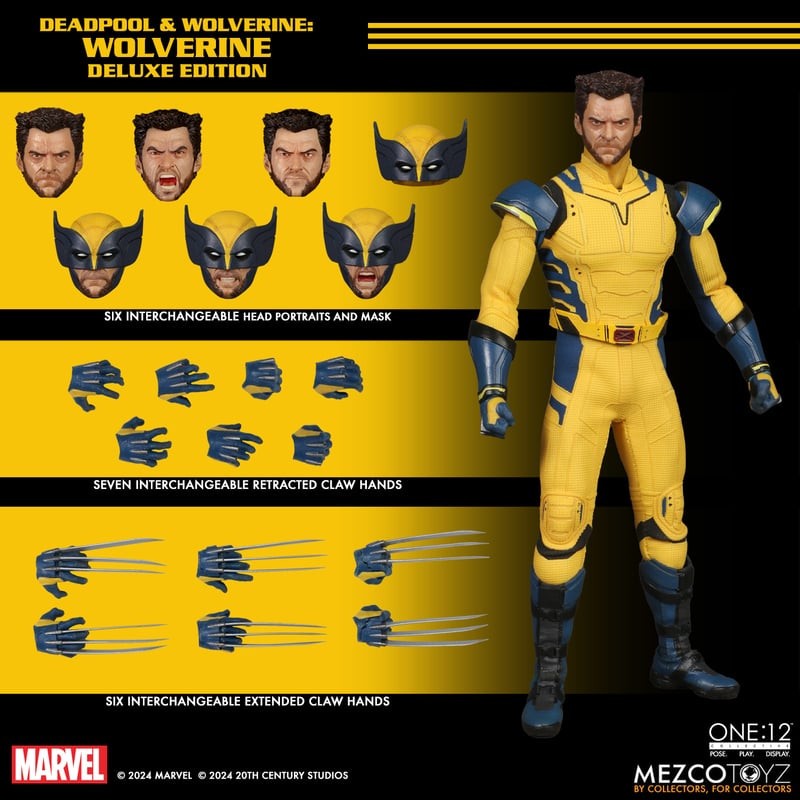 Mezco One:12 Deadpool & Wolverine: Wolverine Deluxe Edition 1/12
