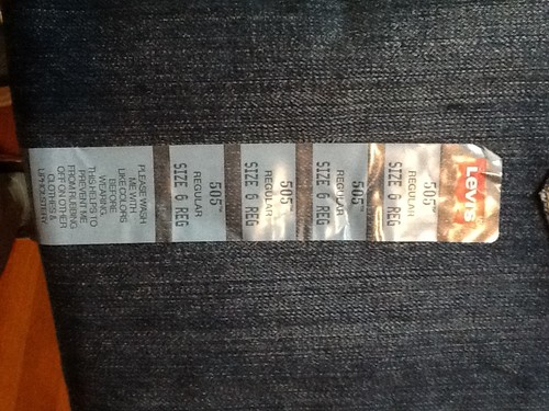 LEVI 505 SIZE 6 REGULAR,STRAIGHT LEG, 2011 NEVER WORN 041624C - Picture 3 of 5