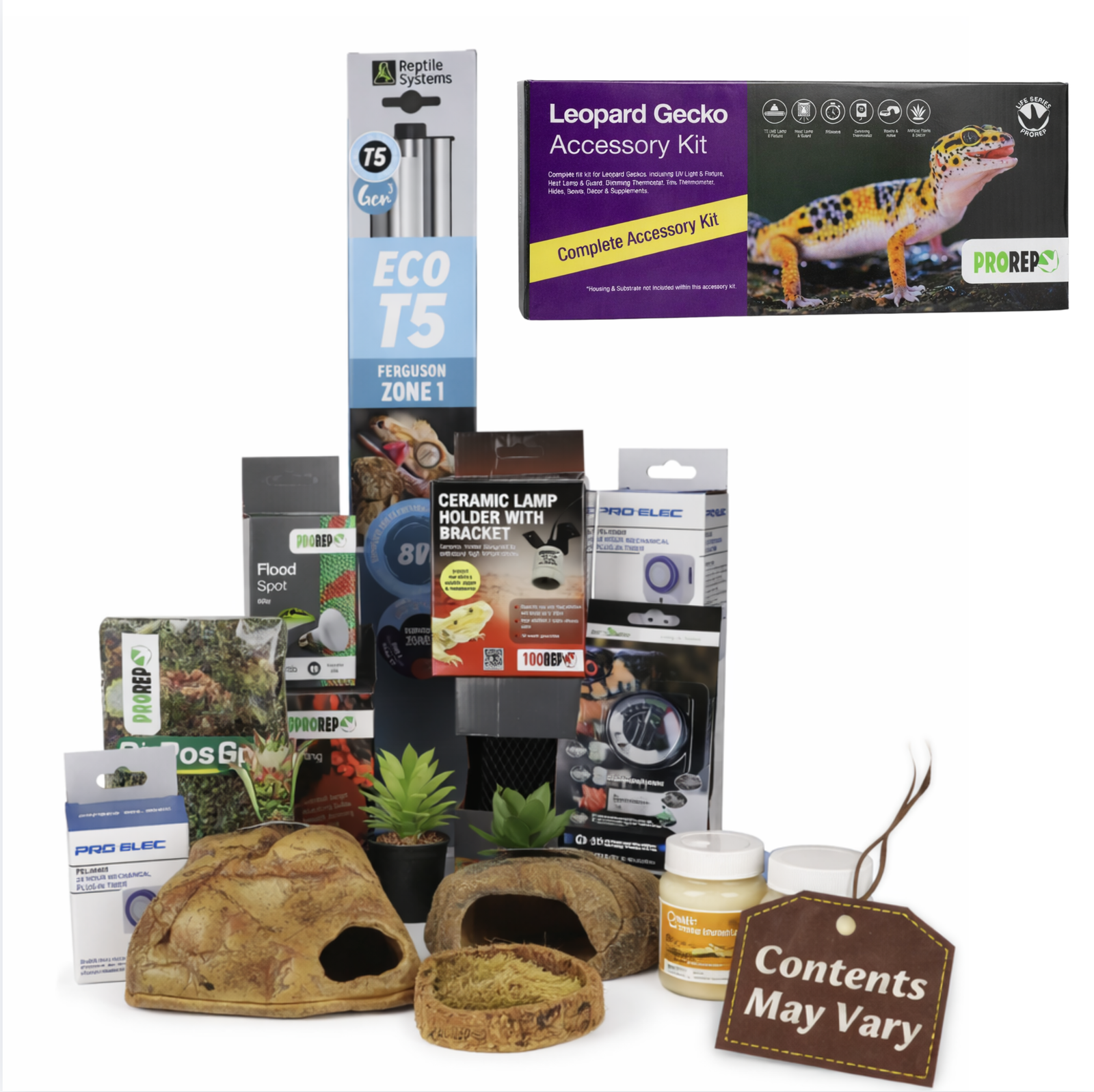 B&Q -  Leopard Gecko Accessory Kit Complete Lighting Heating Setup - Image 3