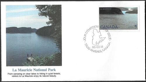 🍁Canada  #1084    "LA MAURICIE NATIONAL PARK"  Brand New 1986 Fleetwood Cover