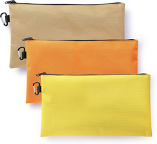 3 PCS Tool Pouches With Zipper Premium Small Tool Bags Utility Zipper Pouch New