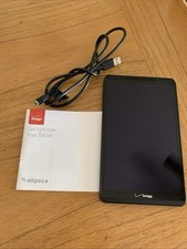 Verizon Ellipsis 8 Tablet mit USB-Kabel und Bedienungsanleitung