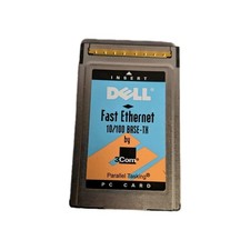 Dell 3Com Fast Ethernet 10/100 BASE-TX PC Card PCMCIA Parallel Tasking...
