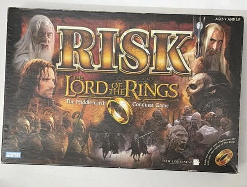 Vintage Risk The Lord of the Rings Board Game 40833 By Parker Brothers Complete