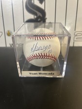 Yoan Moncada Signed Autograph Official ROMLB Baseball with Display Case