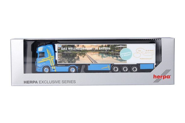 HERPA - SCANIA CS 20 HD 4x2 mit Kühlwagen 3-achsig ZILLNER