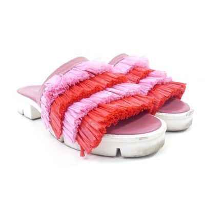 GEORGE J. LOVE Sandale Sandalette Bast Pink Rosa Gr. EUR 38