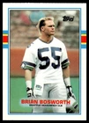 1989 Topps American/UK #13 Brian Bosworth Seattle Seahawks