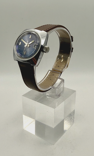 Reloj estilo buceo Hanowa vintage años 70 para mujer 27 mm manual 17 joyas cal. EB 8461 - Imagen 3 de 8
