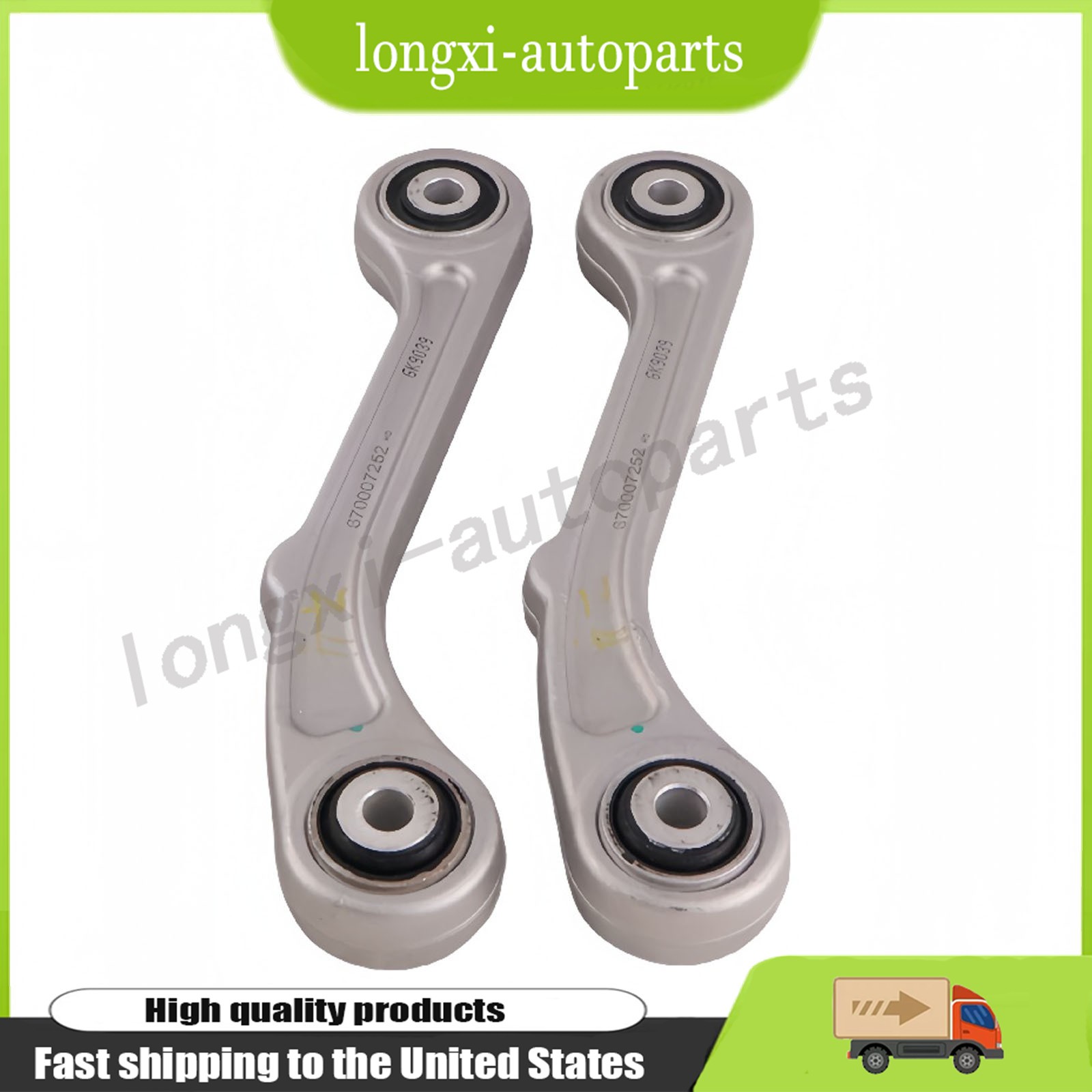 2X Rear Upper/Lower Control Arms for Maserati Ghibli Quattroporte 14+ 670007252