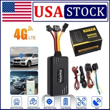 4G Car GPS Tracker Real-time Tracking Locator Device Remote Control Anti Theft