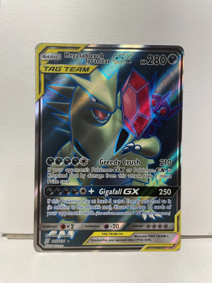 Mega Sableye & Tyranitar GX 225/236 Sm-Unified Minds for sale | eBay