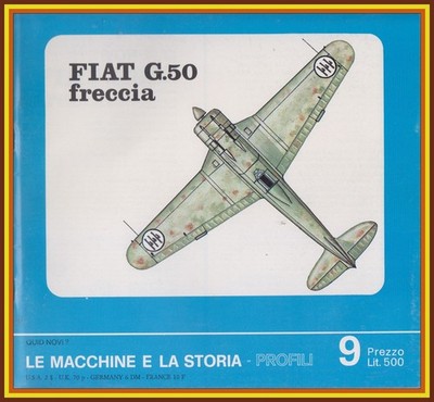 FIAT G50 FRECCIA di Pietro Tonizzo Aeroplano Libro le macchine e la storia Stem