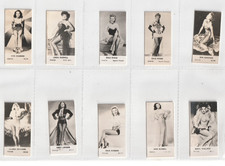 HOLLYWOOD STARLETS-lot of PIN-UP/CHEESECAKE 1950s small cards by
