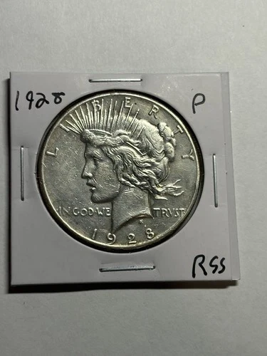 1928-P $1 Peace Silver Dollar XF Details Key Date Philadelphia Mint