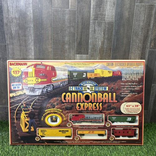 Juego de tren Bachmann Cannonball Express EZ Track HO #00625 NUEVO DE STOCK completo | Condition: New