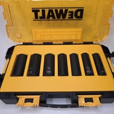 DEWALT 1/2 in. Drive SAE Deep Impact Socket Set – 7-Piece W/ Case