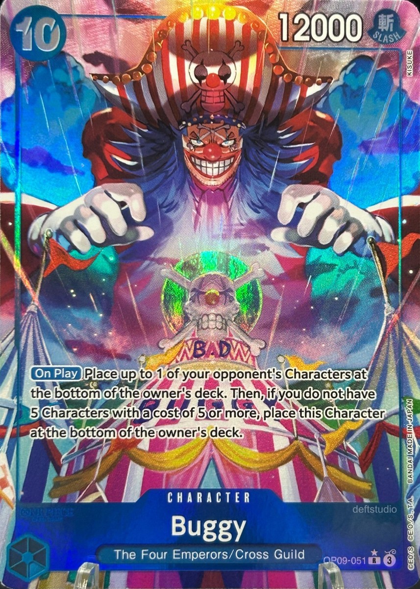 Buggy • OP09-051 Alt Art Holo Emperors in the New World One Piece