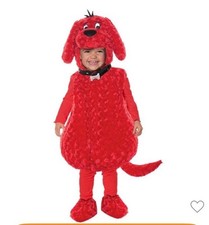 Underwraps CLIFFORD The Big Red Dog Belly Babies Costume Toddler 2-4T Halloween