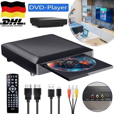 DVD Player CD Player CD/DVD Spieler mit HDMI USB AV Anschluss&Fernbedienung NEU