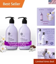 Luseta B-Complex Shampoo & Conditioner Set - Biotin Hair Strengthening, 33.8oz