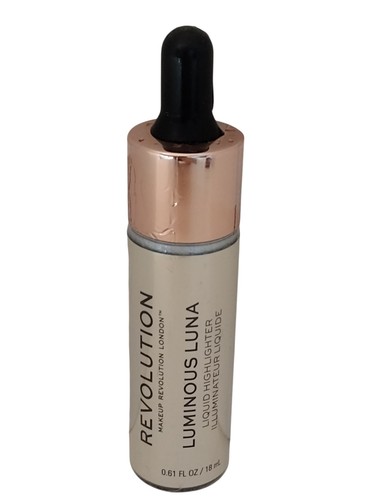 Makeup Revolution LIQUID HIGHLIGHTER Illuminator Blush Face LUMINOUS LUNA Sealed - Picture 8 of 24