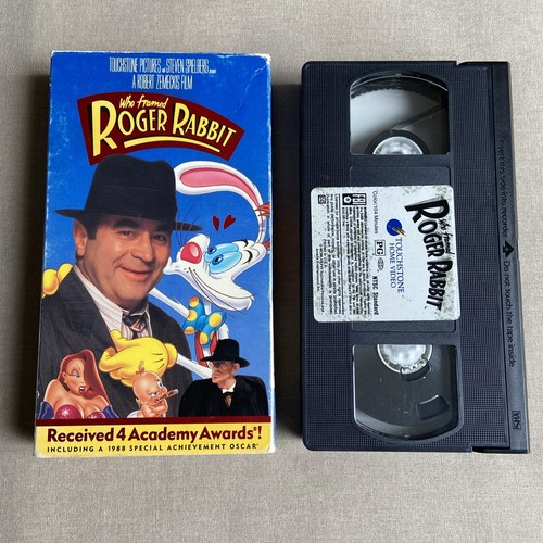 Who Framed Roger Rabbit (VHS 1988) Live-Action Animation Comedy Robert Zemeckis