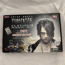 Criss Angel Mindfreak Platinum Magic Kit 350 Tricks As Seen On TV Step By DVD