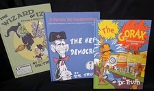 Dr Truth Parodies Lot of 3 Books Comic Hard Covers Hillary, Obama, Gore Books